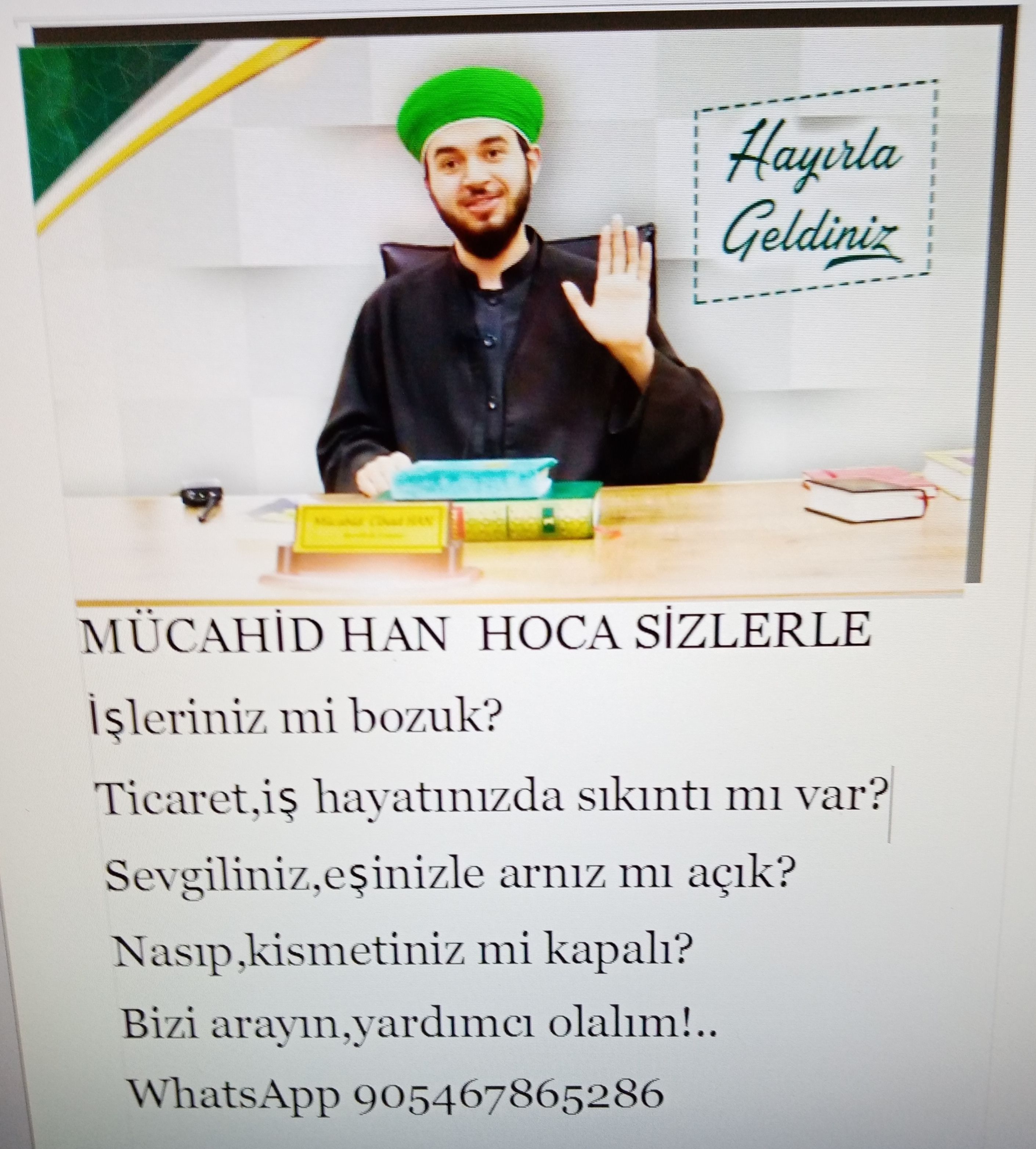 Mücahid Hoca Sizlerle